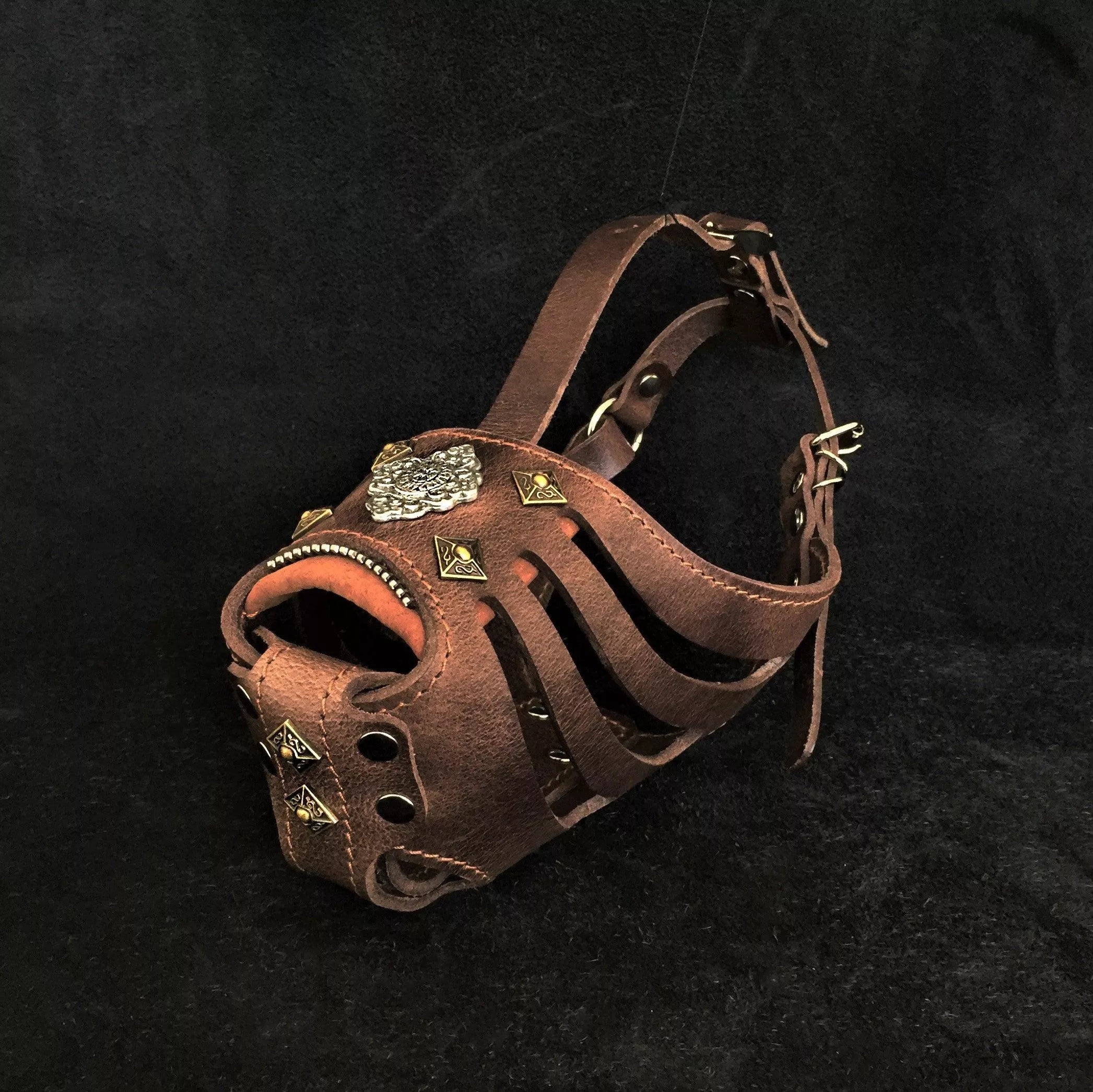 ”Aztec” Basket Muzzle Grey
