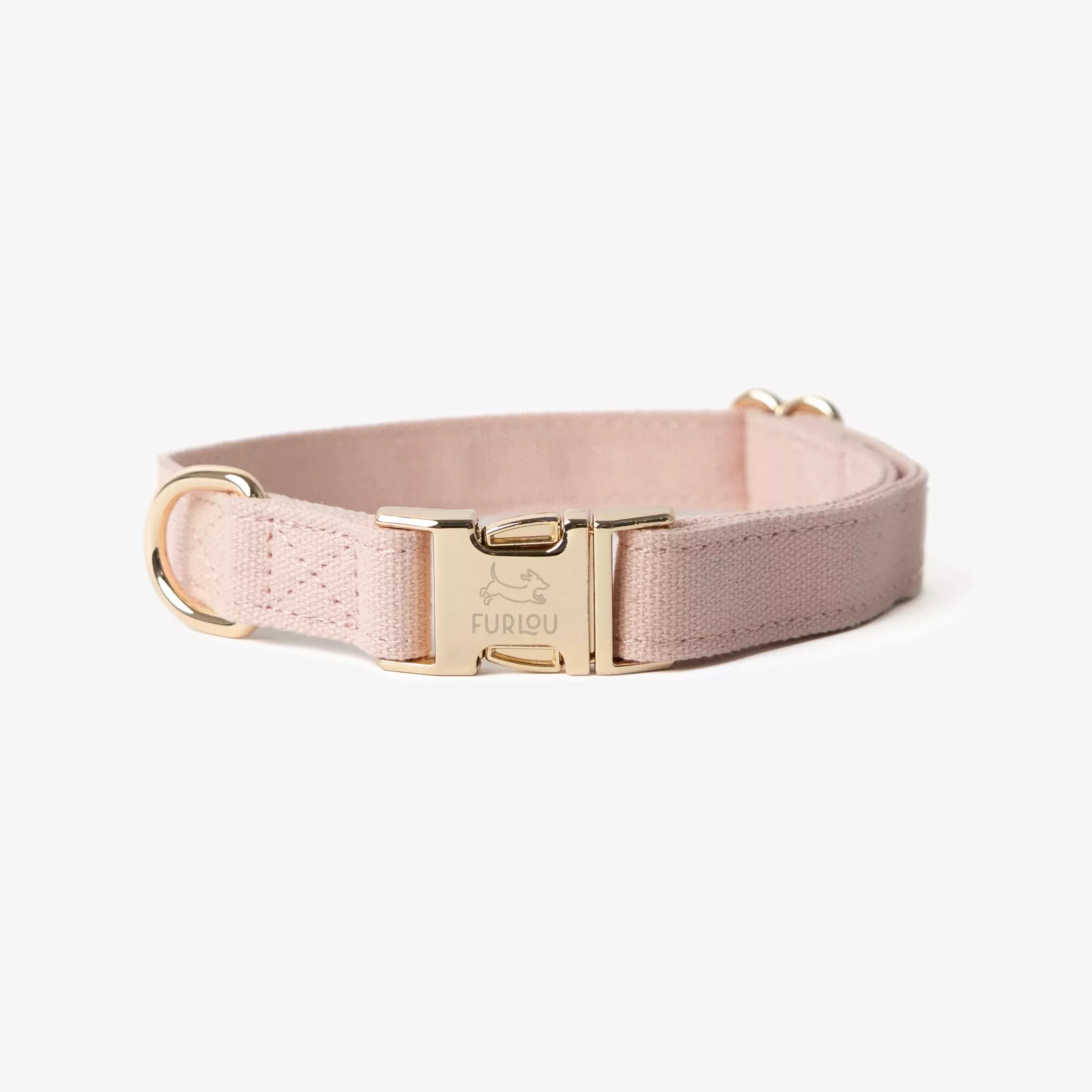 baby-pink-canvas-dog-collar 'Baby Pink' - Canvas Dog Collar