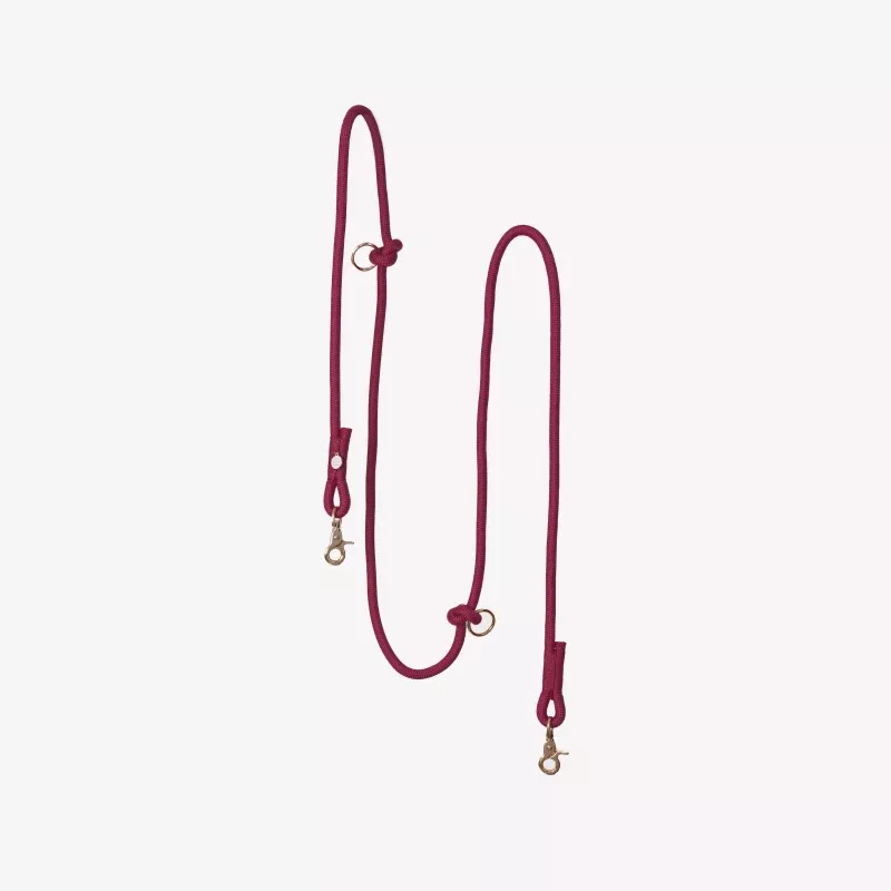 bordeaux-hands-free-braided-leash 'Bordeaux' - Hands Free Braided Leash