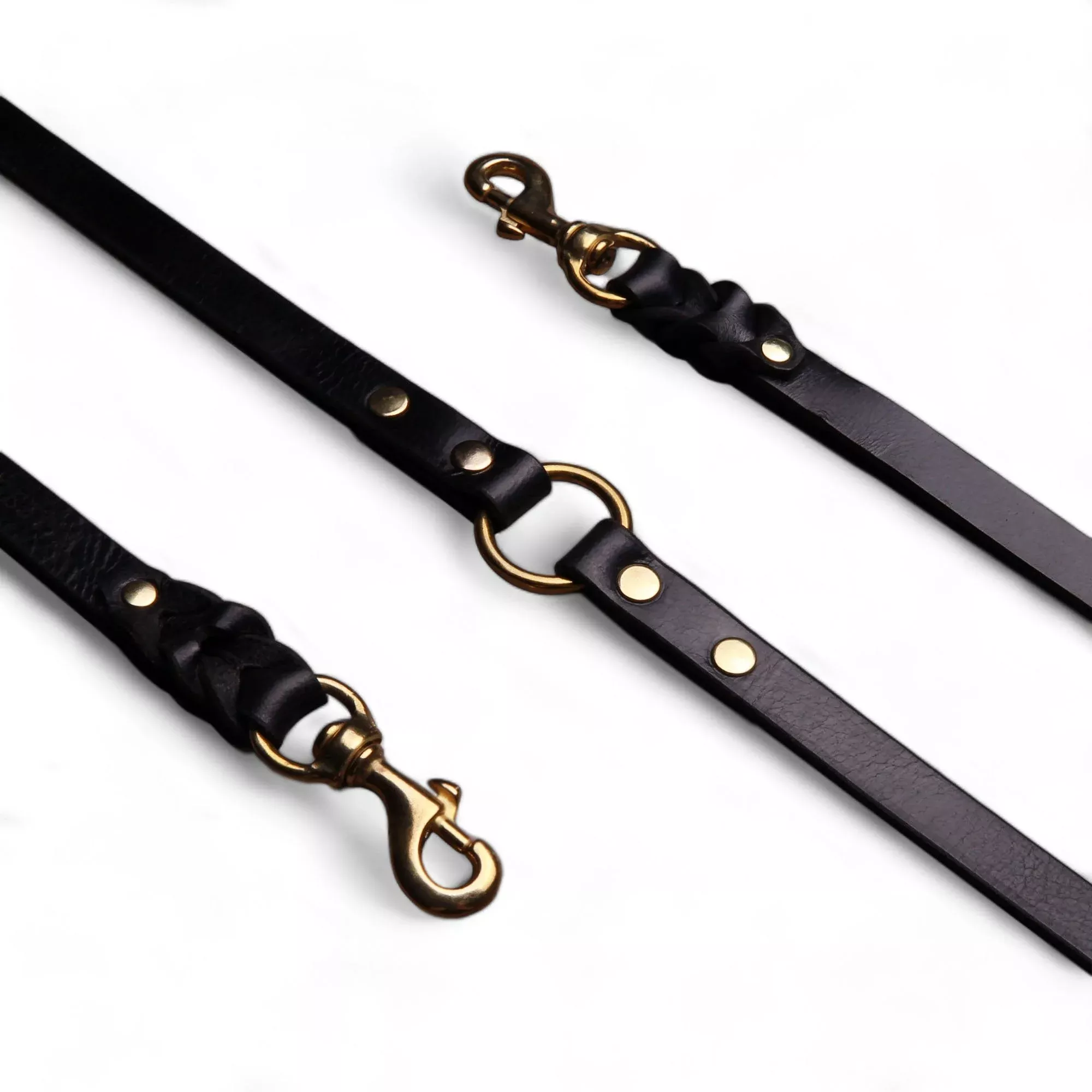 buffalo-leather-double-dog-coupler-48-cm-handmade-in-europe Buffalo Leather Double Dog Coupler – 48 cm, Handmade in Europe