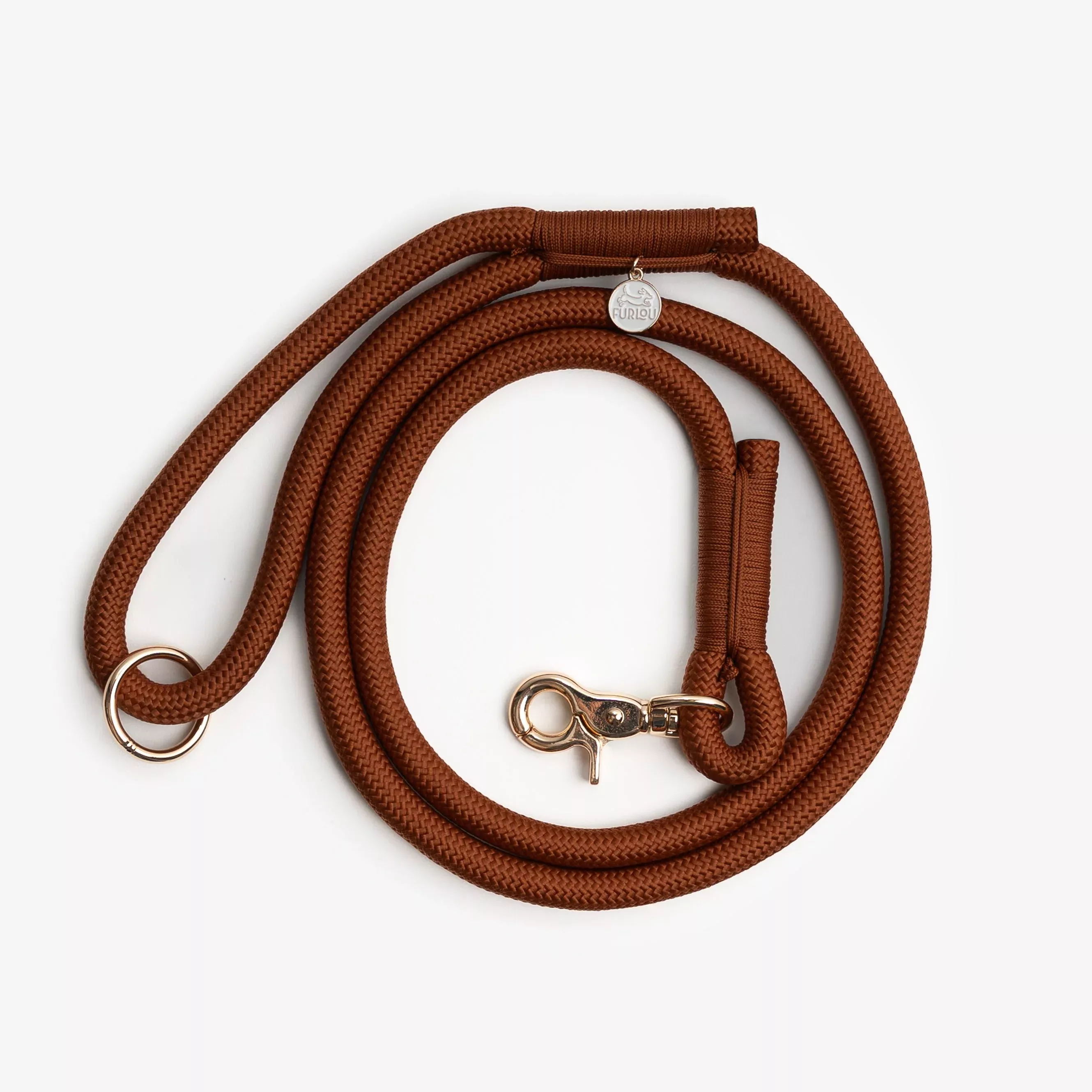 clay-braided-rope-leash 'Clay' - Braided Rope Leash