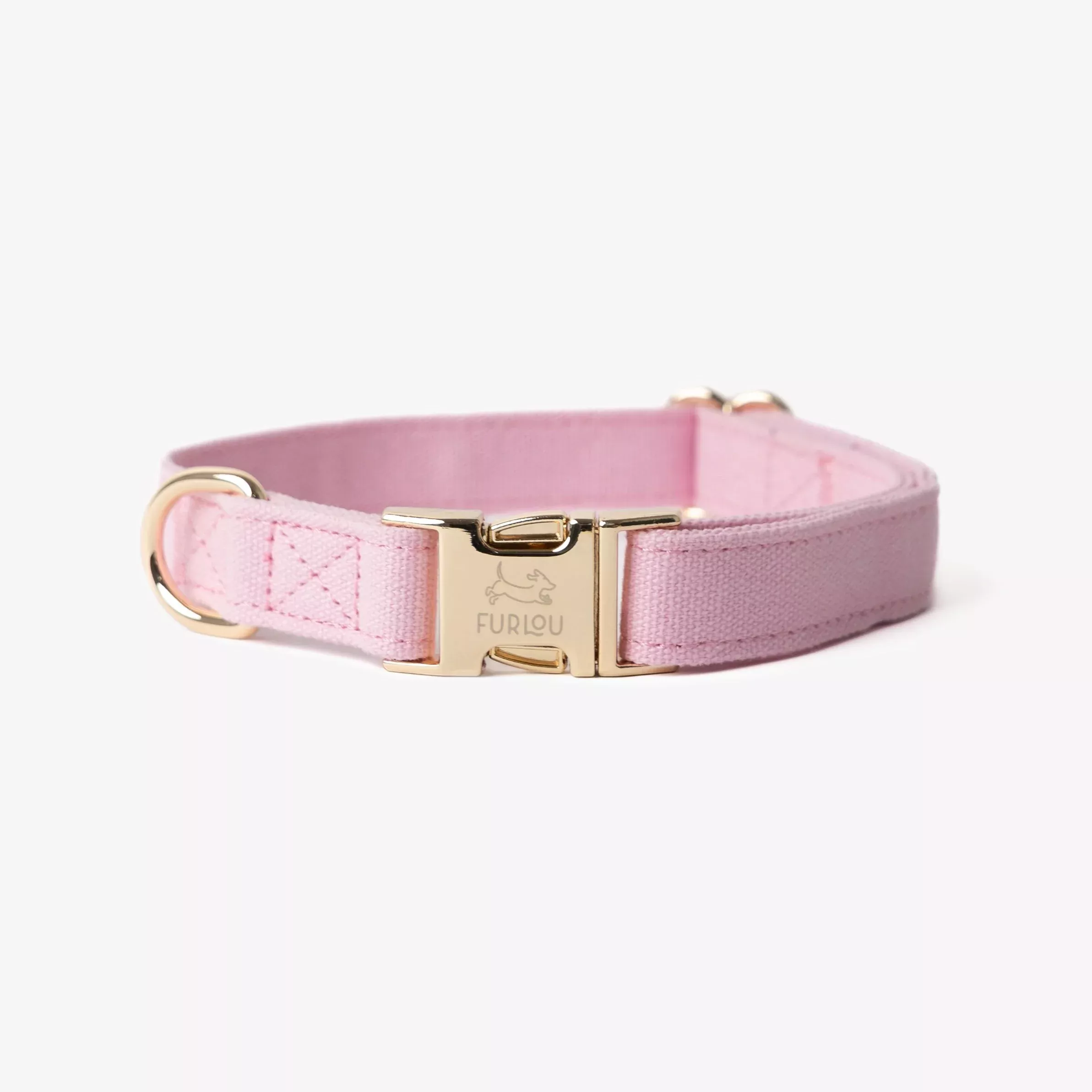 cotton-canvas-dog-collar-with-gold-hardware Cotton Canvas Dog Collar with Gold Hardware