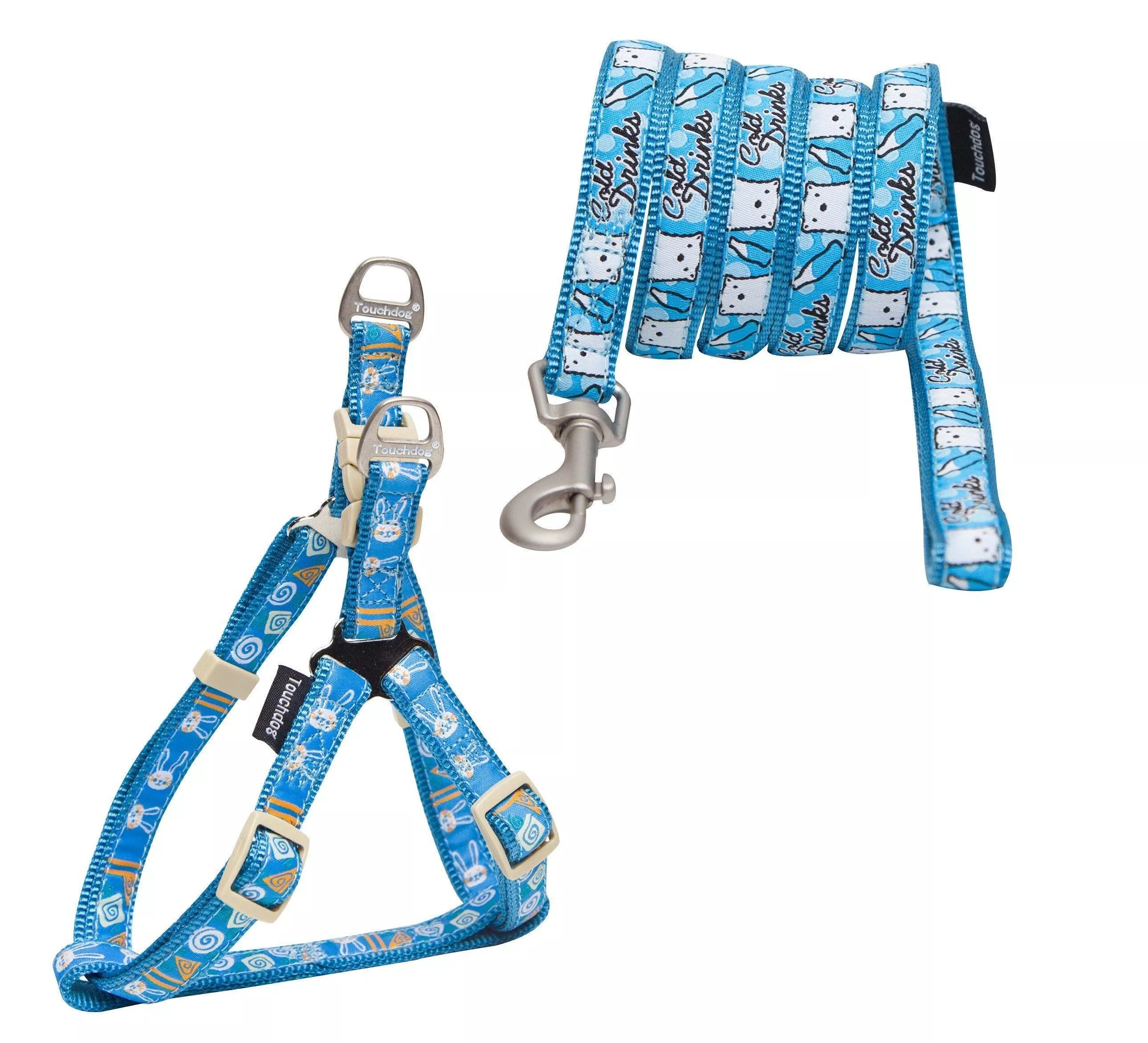 designer-embroidered-dog-leash-adjustable-harness-set Designer Embroidered Dog Leash and Adjustable Harness Set