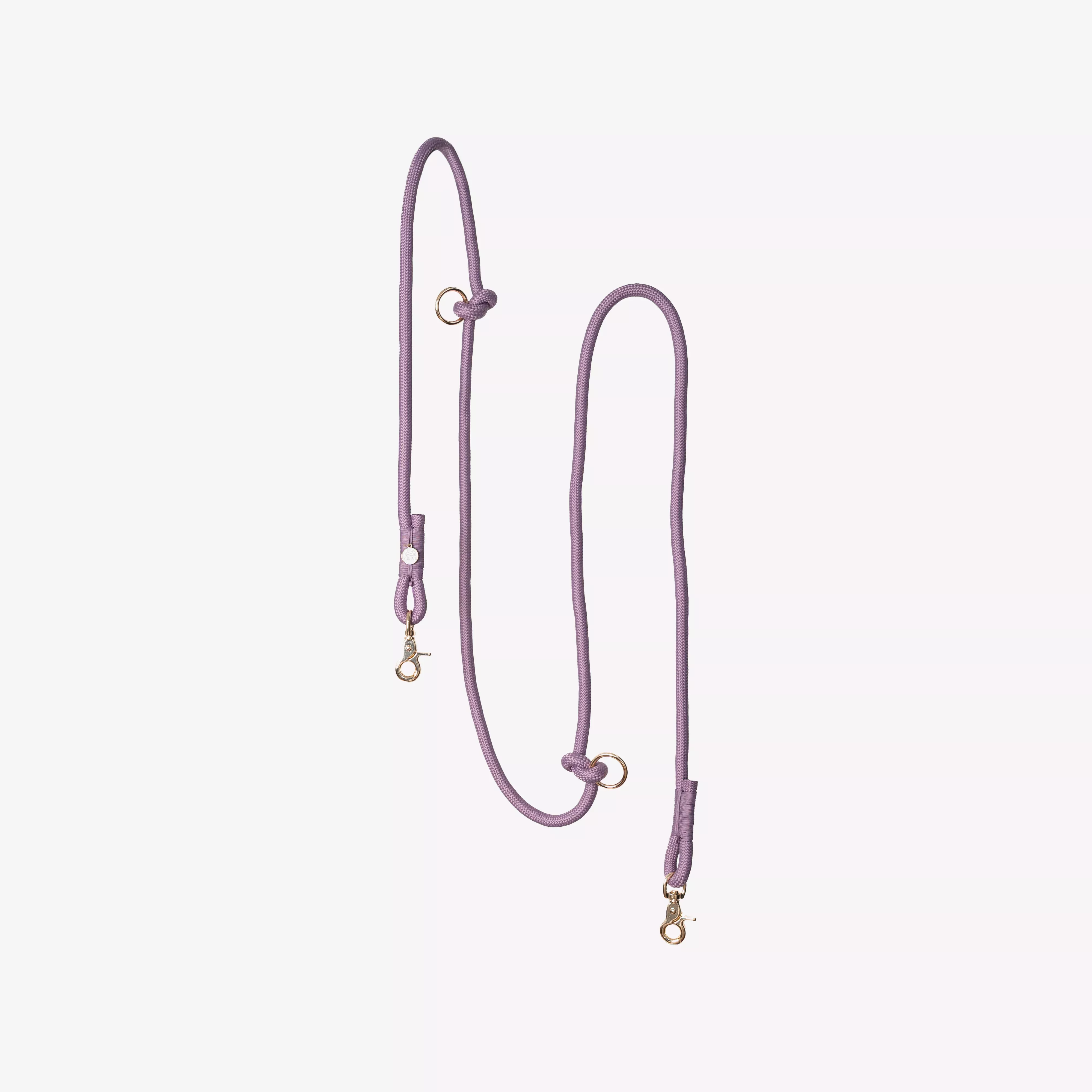 lilac-hands-free-braided-leash 'Lilac' - Hands Free Braided Leash