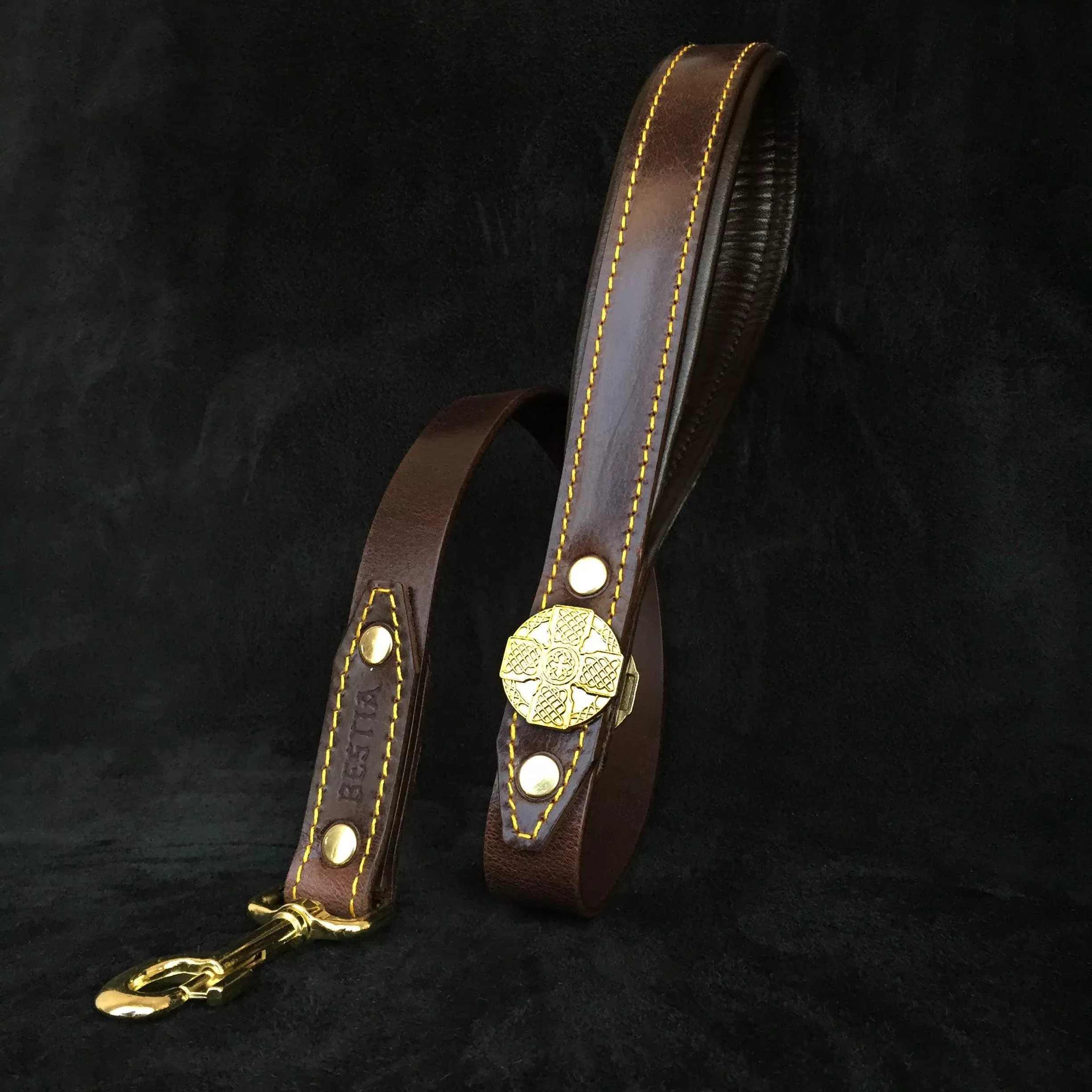 maximus-brown-leash The "Maximus" Brown leash