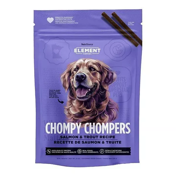 nutrisource-element-series-chompy-chomers-salmon-trout-crunchy-biscuit-dog-treat Nutrisource Element Series Chompy Chomers Salmon and Trout Crunchy Biscuit Dog Treats – 6 Oz
