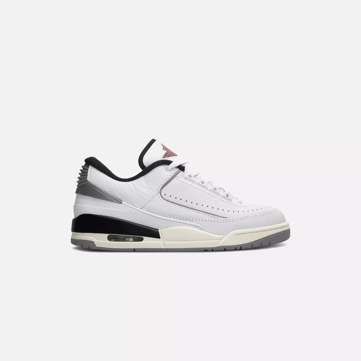 rtv-jordan-2-3-white-fire-red-cement-grey-sail-black (RTV) Jordan 2/3 – White / Fire Red / Cement Grey / Sail / Black