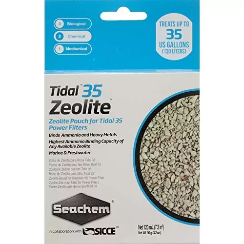 Seachem Tidal 35 Zeolite – 120 ml (Bagged)