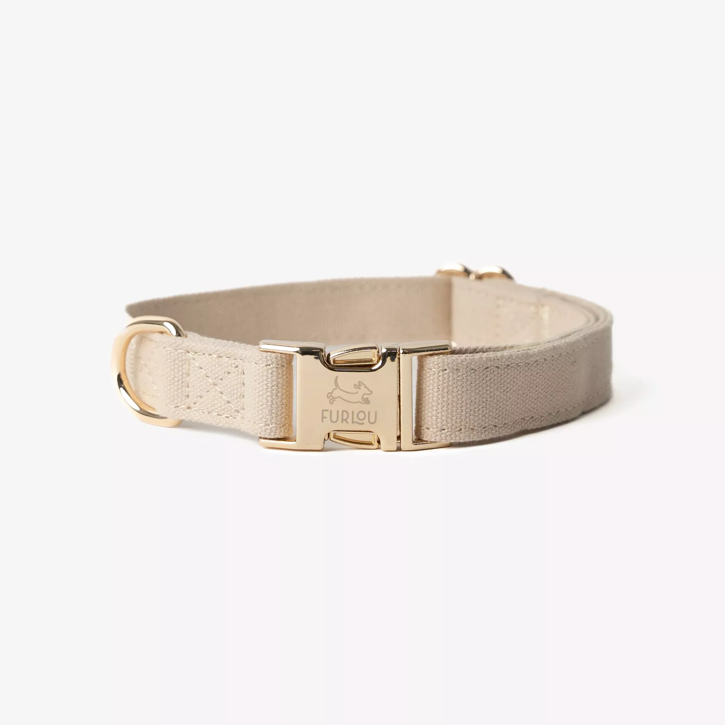 tan-canvas-dog-collar 'Tan' - Canvas Dog Collar