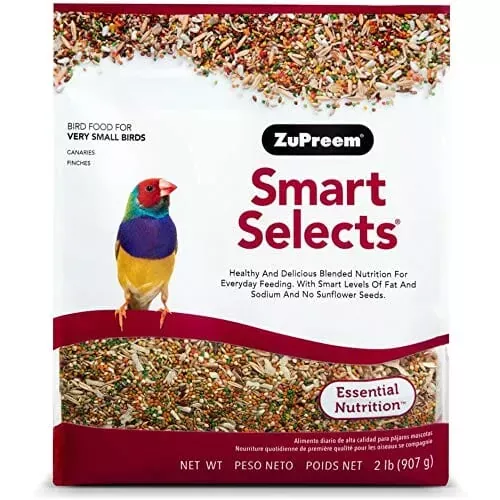 zupreem-smart-selects-very-small-bird-food-canary-finch-bird-food-2-lbs Zupreem Smart Selects Very Small Bird Food Canary & Finch Bird Food – 2 Lbs